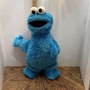 Sesame Street Big Hugs Cookie Monster Plush Toy 18 inches Soft Cuddly Fun‎
